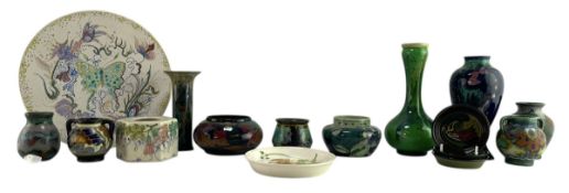 COLLECTION OF EARLY 20TH CENTURY ART NOUVEAU ZUID-HOLLAND GOUDA POTTERY