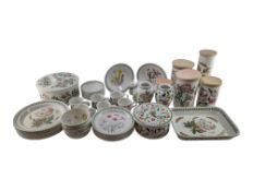 PORTMEIRION BOTANIC GARDEN PORCELAIN DINNERWARE & STORAGE JARS