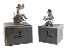 LLADRO - TWO VINTAGE PORCELAIN FIGURINES