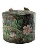 MAJOLICA STYLE CHEESE DISH LID