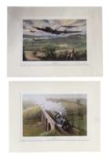 MICHAEL STRIDE - TWO SIGNED LIMITED EDITION PRINTS