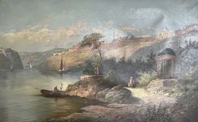 AFTER JAMES BAKER PYNE - 20TH CENTURY OIL ON CANVAS PAINTING