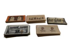 COLLECTION OF LATE 19TH/EARLY 20TH CENTURY STEREOSCOPE SLIDES