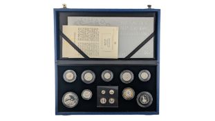 2006 UNITED KINGDOM THE QUEEN'S 80TH BIRTHDAY SILVER PROOF COLLECTION