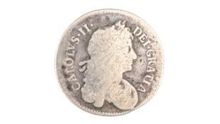 1678 KING CHARLES II ONE SHILLING