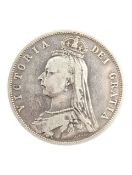 1887 QUEEN VICTORIA SILVER HALF CROWN