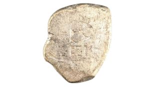 BELIEVED 17TH CENTURY PHILIP II FOUR REALES COB