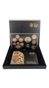 2009 UNITED KINGDOM PROOF COIN SET WITH KEW GARDENS 50P