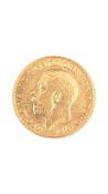 1912 KING GEORGE V GOLD HALF SOVEREIGN