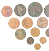 1797 KING GEORGE III TWO PENCE & OTHER COPPER COINS