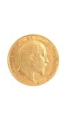 1905 KING EDWARD VII GOLD HALF SOVEREIGN