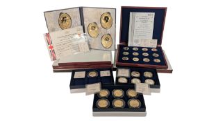 WINDSOR MINT - LARGE COLLECTION OF COMMEMORATIVE COIN SETS