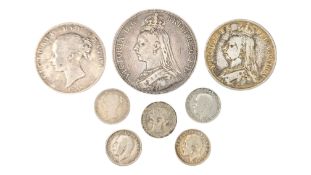 COLLECTION OF BRITISH CIRCULATED .925 SILVER COINS
