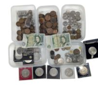 GREAT BRITAIN CURRENCY - COLLECTION OF EARLY & LATER UK CURRENCY