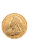 1900 QUEEN VICTORIA GOLD SOVEREIGN