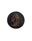 1689 IRISH KING JAMES II GUN MONEY HALF CROWN