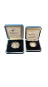 TWO 1990S UNITED KINGDOM SILVER PROOF COINS