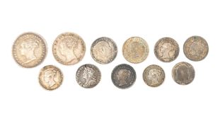 COLLECTION OF BRITISH LOW DENOMINATION MAUNDY SILVER COINS