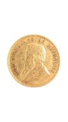1896 SOUTH AFRICAN GOLD KRUGER HALF POND