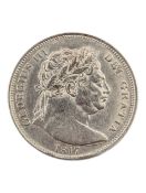 1817 KING GEORGE III SILVER HALF CROWN