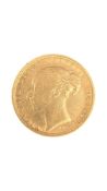 1886 QUEEN VICTORIA GOLD SOVEREIGN