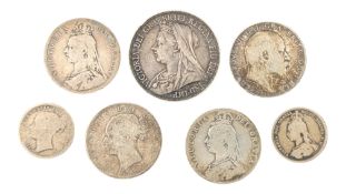 1897 QUEEN VICTORIA SILVER CROWN & OTHER EXAMPLES
