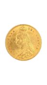 1887 QUEEN VICTORIA HALF SOVEREIGN