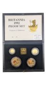 1992 UNITED KINGDOM BRITANNIA GOLD PROOF COLLECTION