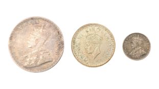 1911 KING GEORGE V ONE RUPEE & OTHERS