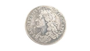 1685 KING JAMES II SILVER SHILLING