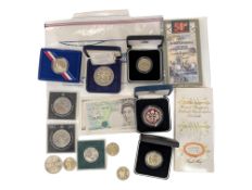 UNITED KINGDOM - COLLECTION OF 20TH CENTURY BRITISH COMMEMORATIVE COINS