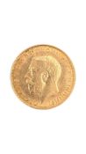 1914 KING GEORGE V GOLD HALF SOVEREIGN