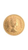 1965 ELIZABETH II GOLD SOVEREIGN