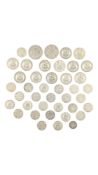 COLLECTION OF 20TH CENTURY BRITISH CIRCULATED SILVER COINS