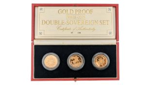 UNITED KINGDOM DOUBLE SOVEREIGN GOLD PROOF COLLECTION