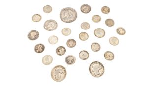 COLLECTION OF 19TH CENTURY BRITISH SILVER COINS
