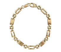 18CT GOLD GOLD FANCY LINKED BRACELET