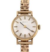 1960S HALLMARKED 9CT GOLD ZENITH WRISTWATCH