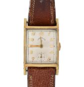 LORD ELGIN 14CT GOLD FILLED ART DECO WRISTWATCH