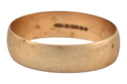 HALLMARKED 9CT GOLD BAND RING