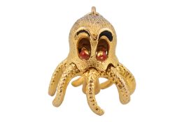 HALLMARKED 9CT GOLD OCTOPUS CHARM