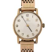 HALLMARKED 9CT GOLD LADIES WRISTWATCH