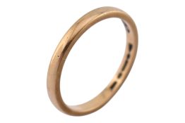 HALLMARKED 9CT GOLD BAND RING