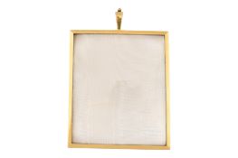 HALLMARKED 18CT GOLD MINIATURE PHOTO FRAME