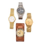 A ROAMER, TWO SEIKO & A ROTARY WRISTWATCH