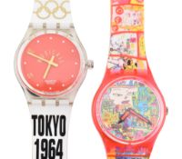 TWO 1990S SWATCH WATCHES