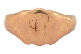 HALLMARKED 9CT GOLD SIGNET RING