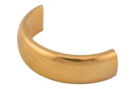 HALLMARKED PART 22CT GOLD BAND RING