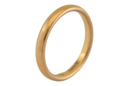 HALLMARKED 22CT GOLD BAND RING