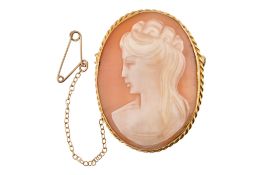 VINTAGE CAMEO BROOCH PIN